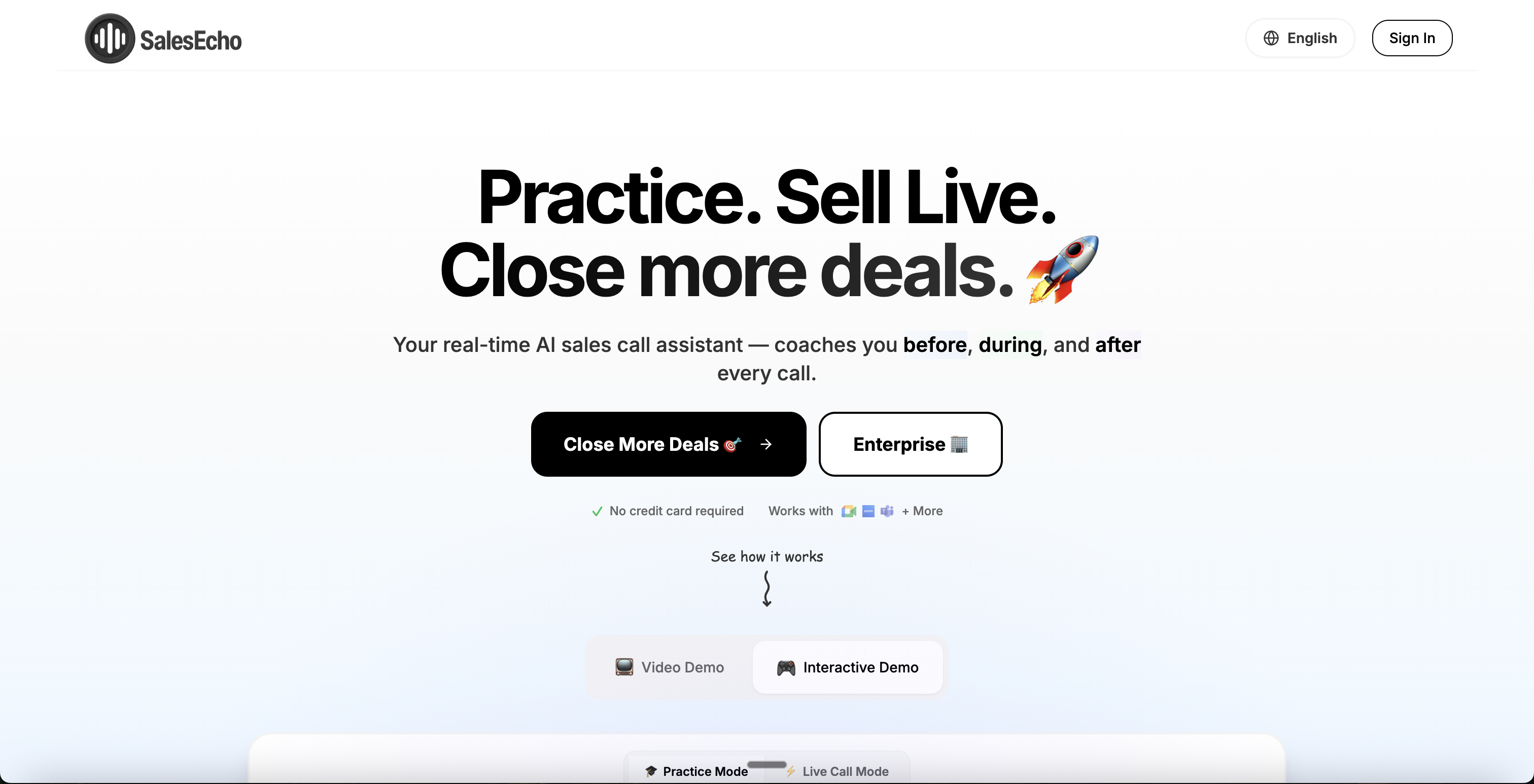 SalesEcho screenshot